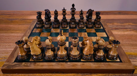 Handcraft designer epoxy chess set from the Rosewood collection